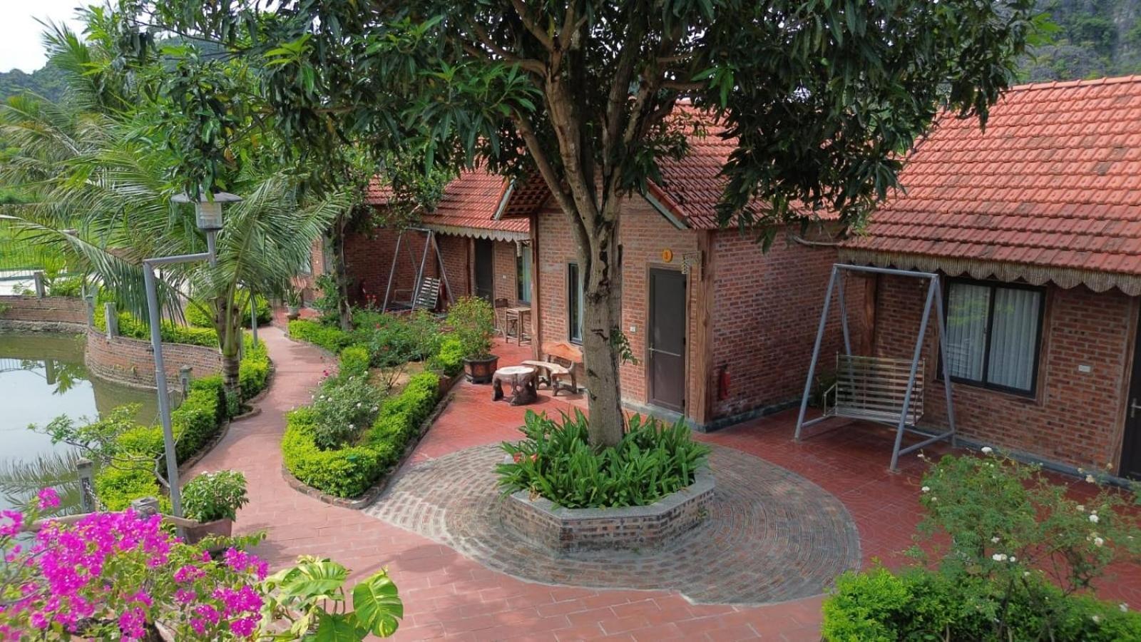 Tam Coc Green Garden Bungalow Нин Бин Екстериор снимка