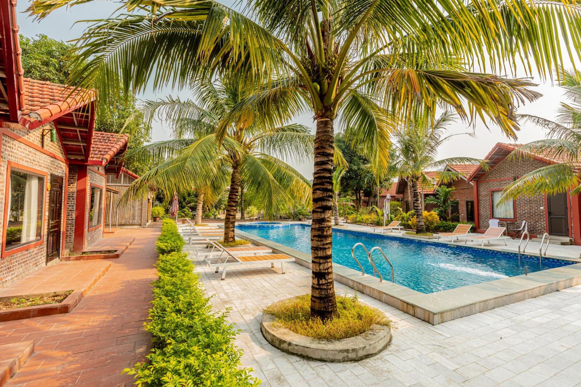 Tam Coc Green Garden Bungalow Нин Бин Екстериор снимка