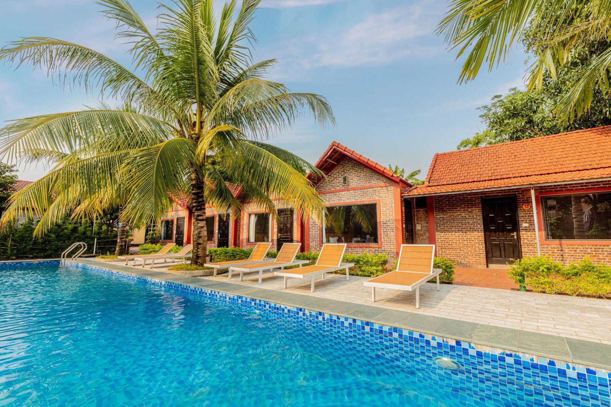 Tam Coc Green Garden Bungalow Нин Бин Екстериор снимка