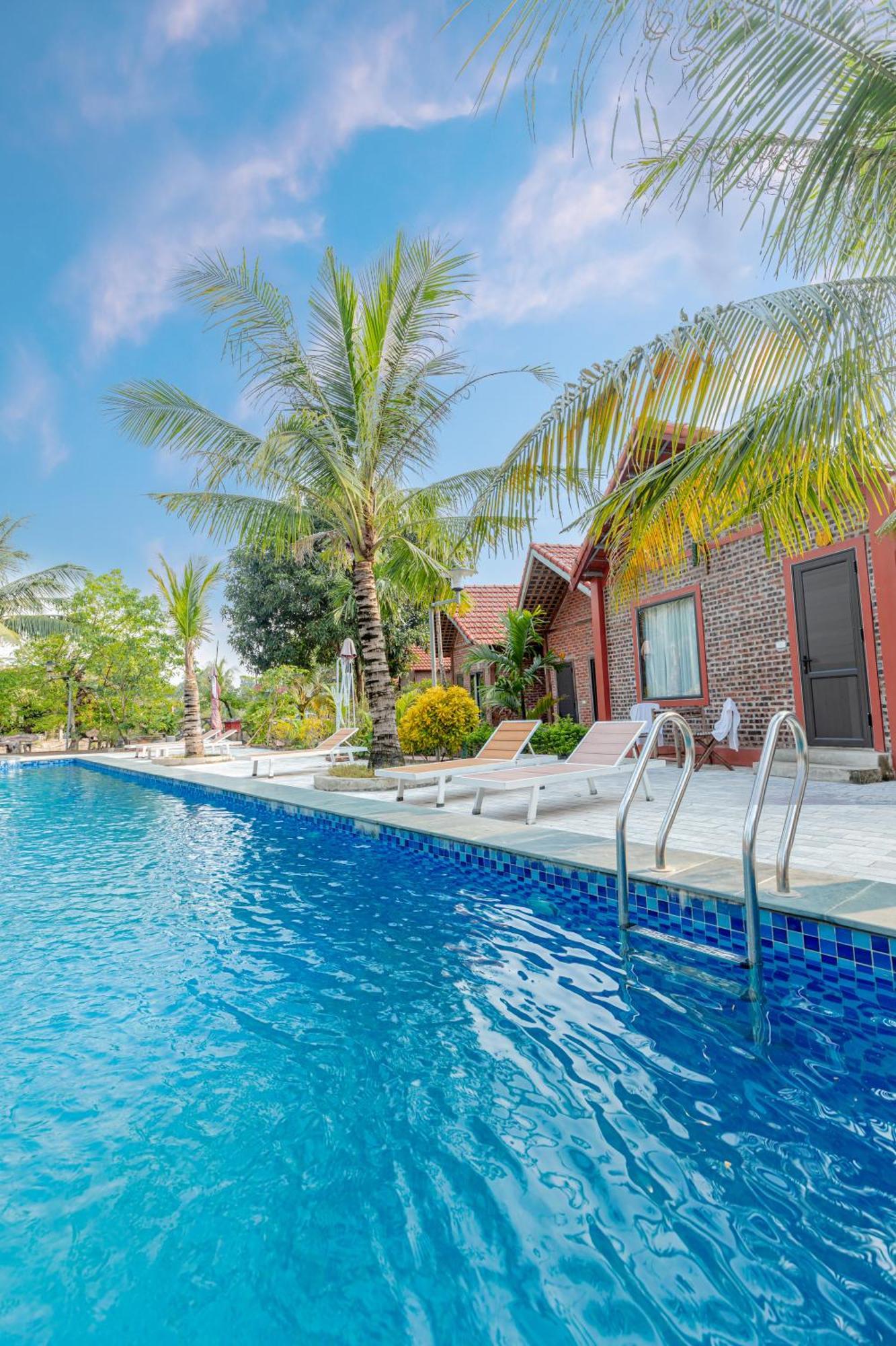Tam Coc Green Garden Bungalow Нин Бин Екстериор снимка