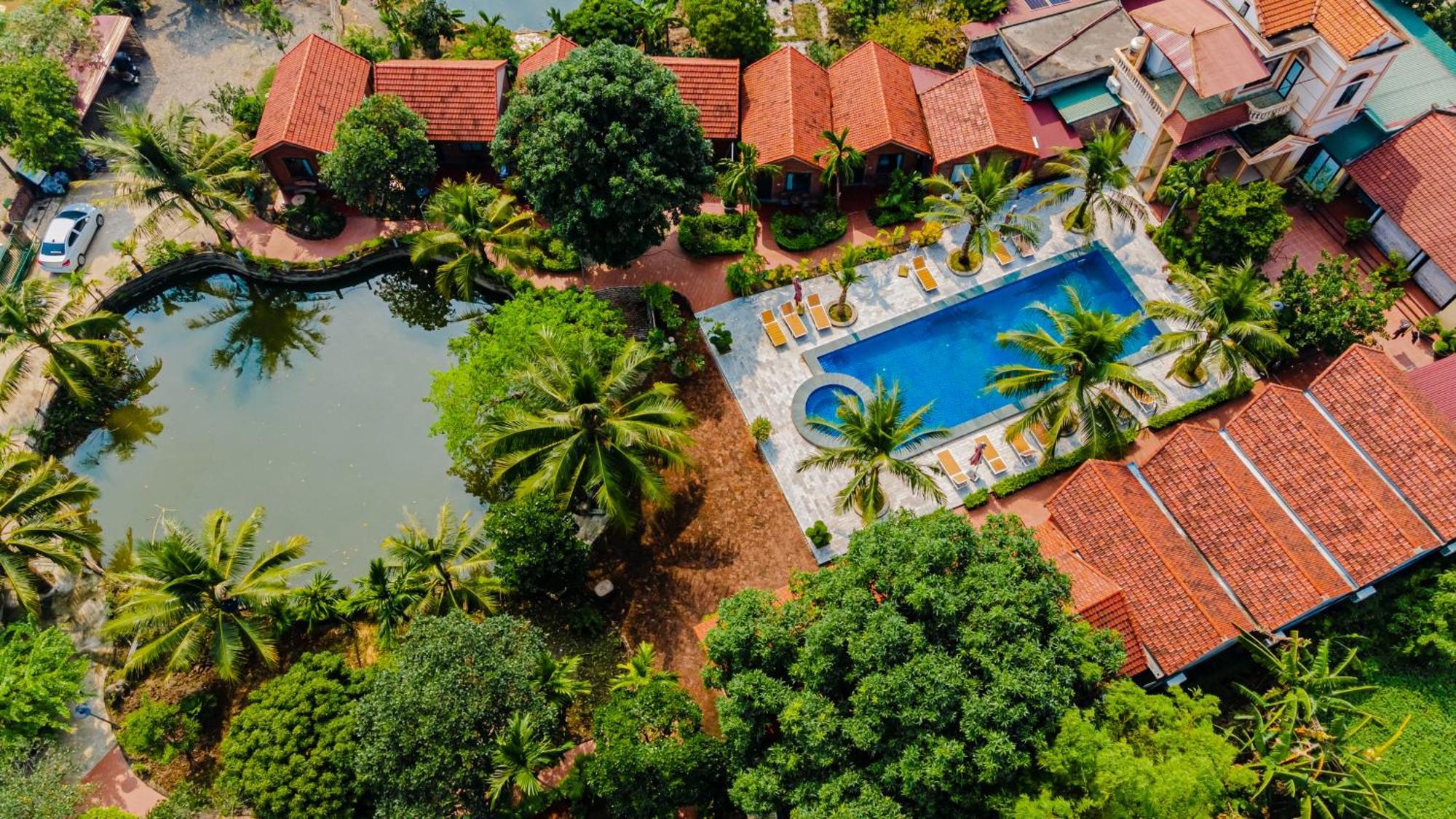 Tam Coc Green Garden Bungalow Нин Бин Екстериор снимка