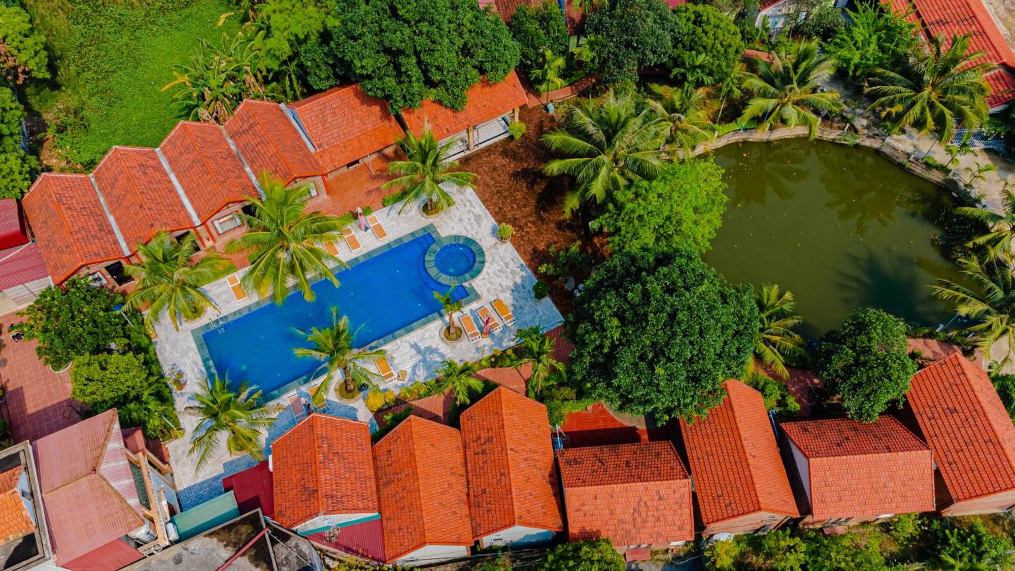 Tam Coc Green Garden Bungalow Нин Бин Екстериор снимка