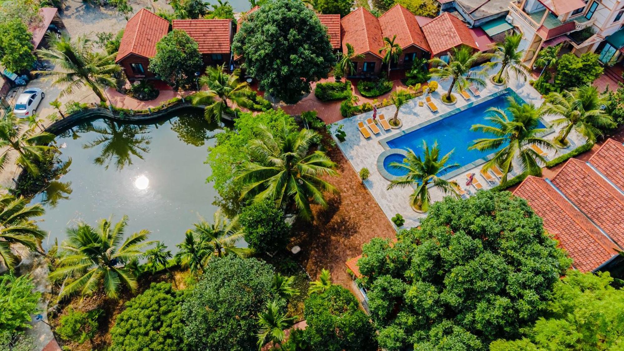 Tam Coc Green Garden Bungalow Нин Бин Екстериор снимка
