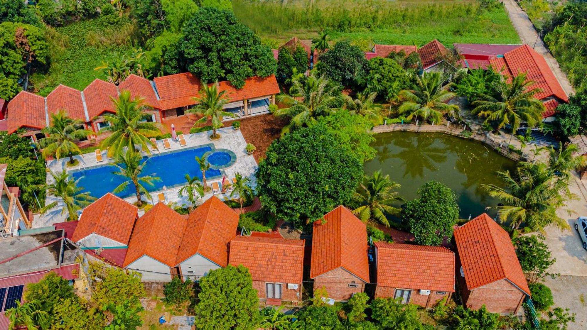 Tam Coc Green Garden Bungalow Нин Бин Екстериор снимка