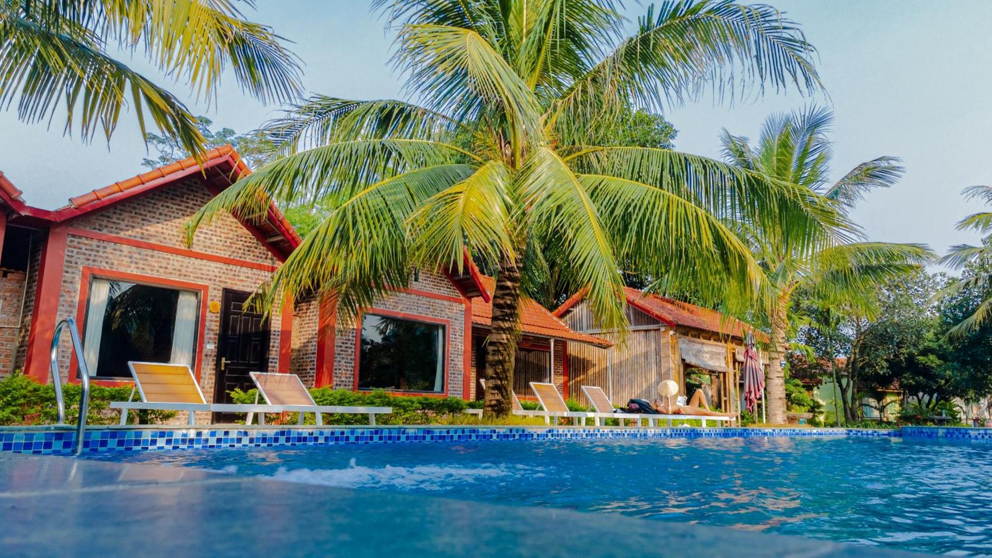 Tam Coc Green Garden Bungalow Нин Бин Екстериор снимка