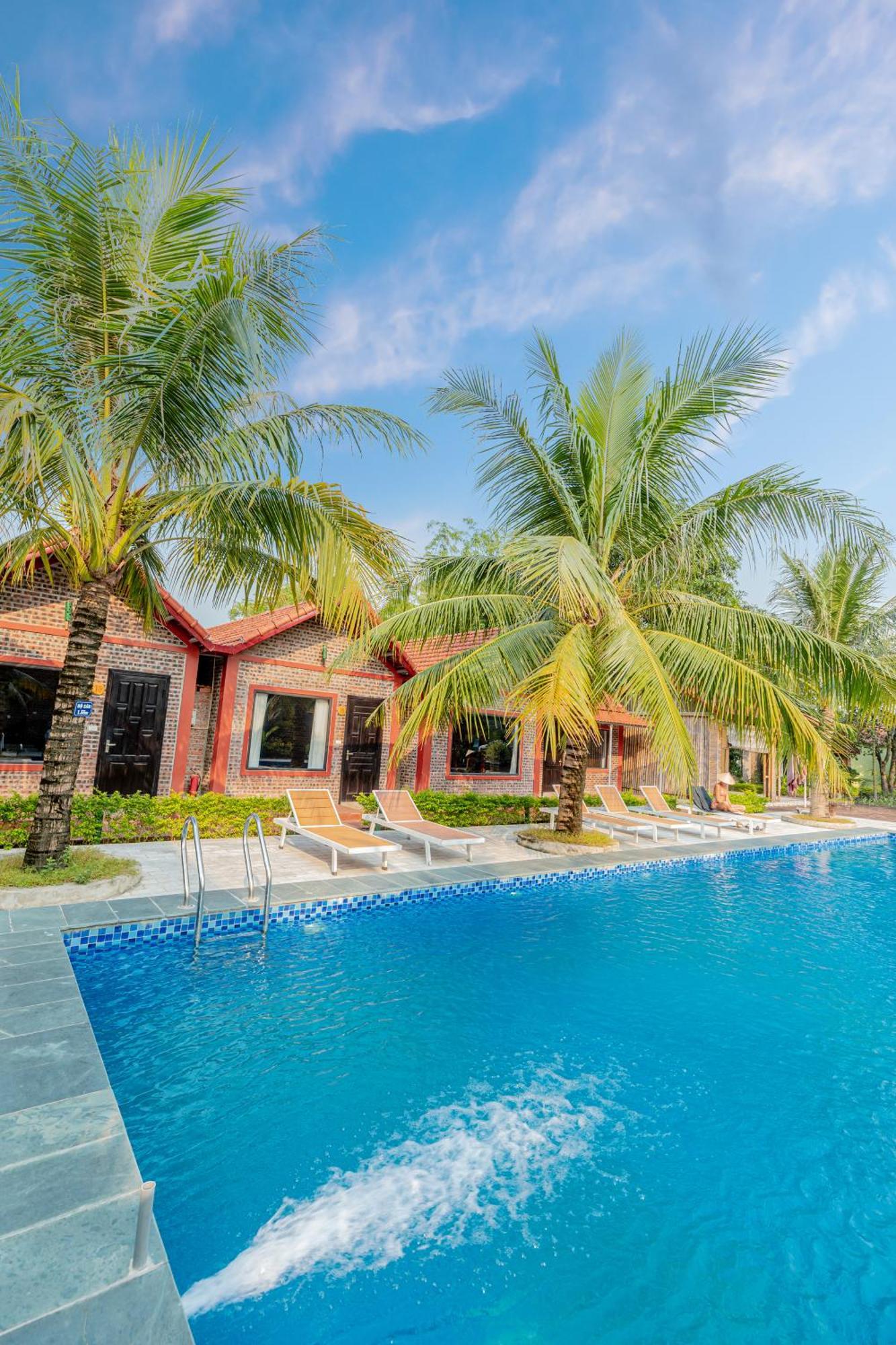 Tam Coc Green Garden Bungalow Нин Бин Екстериор снимка
