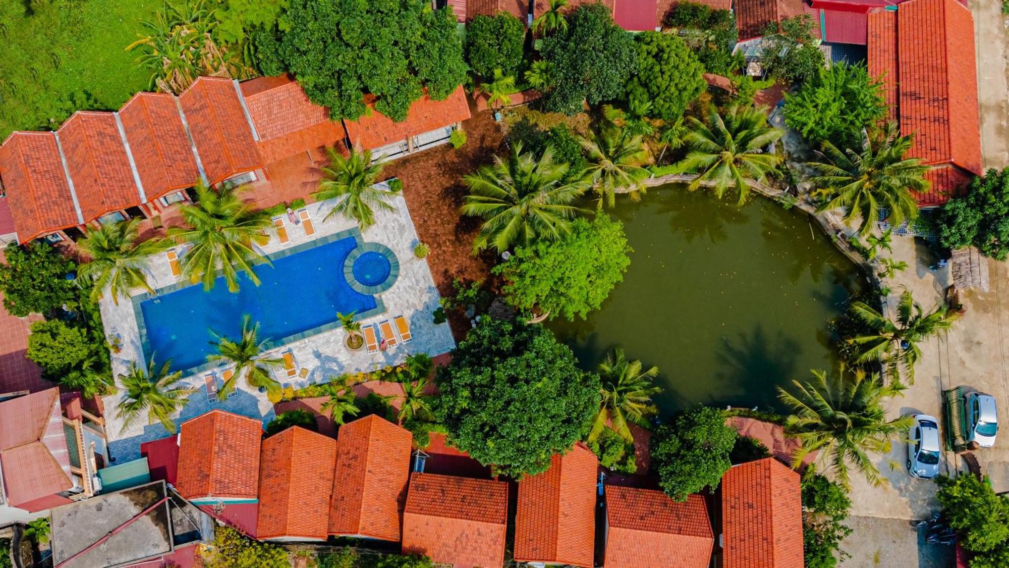 Tam Coc Green Garden Bungalow Нин Бин Екстериор снимка