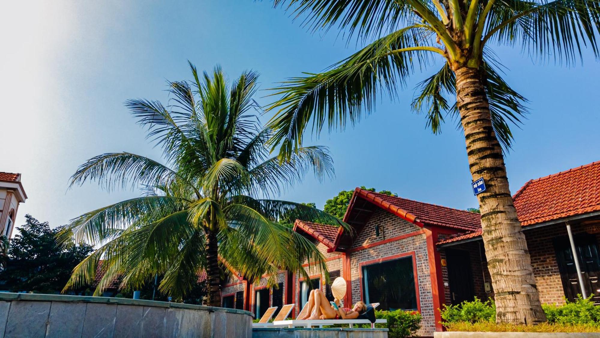 Tam Coc Green Garden Bungalow Нин Бин Екстериор снимка